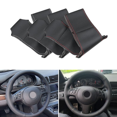 Leather steering wheel trim - leather,