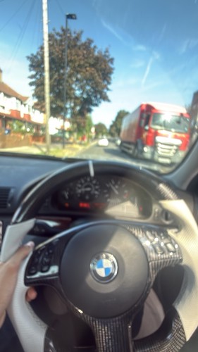 E39 custom white leather and - e39,